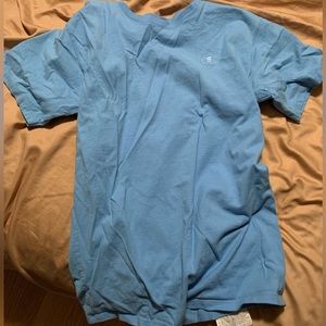 baby blue champion tee small
